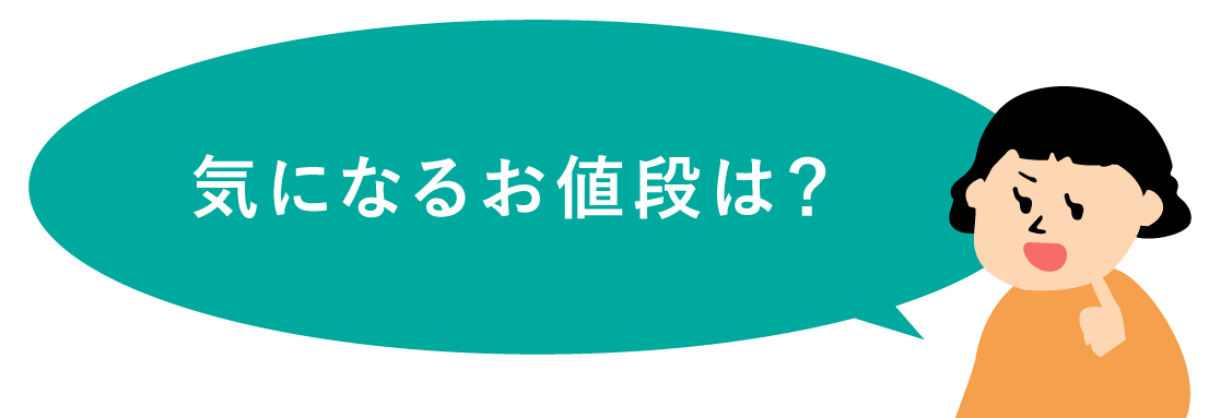 気になるお値段は？